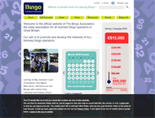 Tablet Screenshot of bingo-association.co.uk